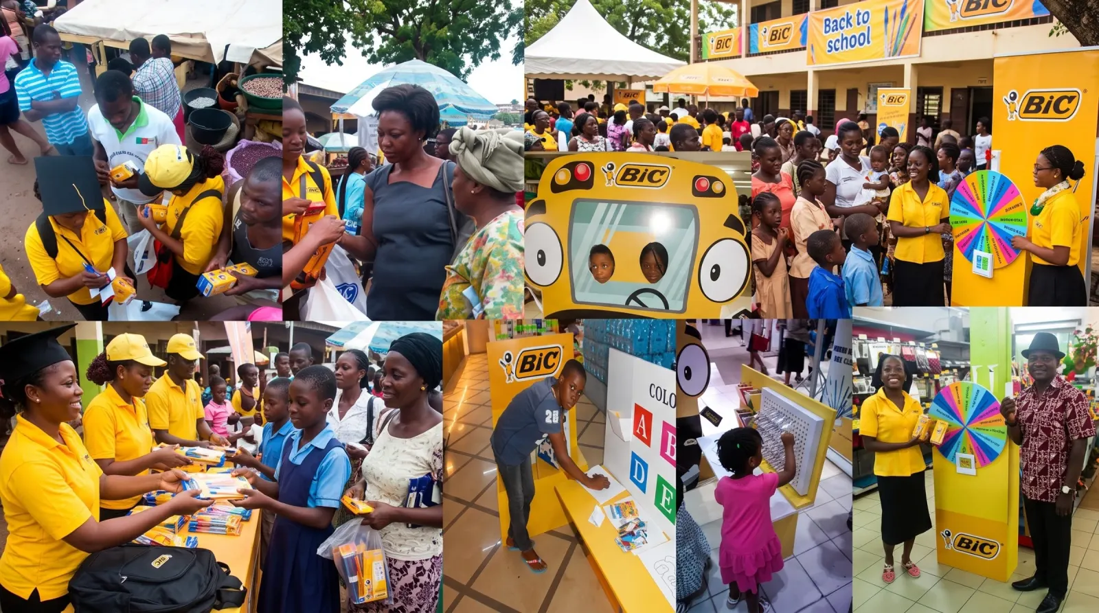 BIC back-to-school activation
